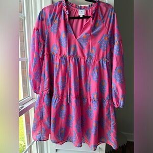 J. Marie Piper Long Sleeve Dress